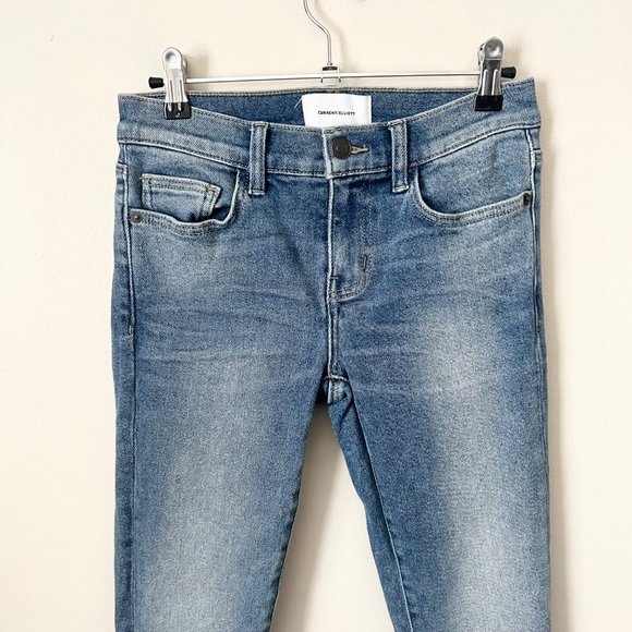 Current/Elliot The Stiletto Raw Hem Skinny Jeans - Picture 5 of 7